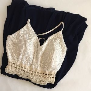 NWOT White/Navy Cross Back Dress🔴 SALE